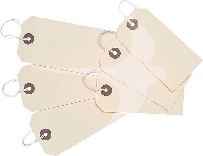 120 x 60mm Brown Tie on Tags